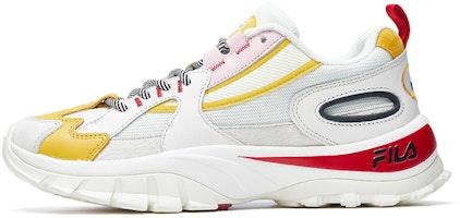 (Women) FILA Hit 3000 'White Yellow Red' F12W941112FGV (Women) FILA Hit 3000 'White Yellow Red' F12W941112FGV
