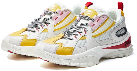 (W) FILA Hit 3000 'Blanco Amarillo Rojo' F12W941112FGV Lookbook (W) FILA Hit 3000 'Blanco Amarillo Rojo' F12W941112FGV
