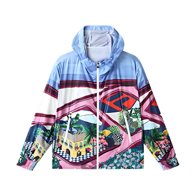 (Women) FILA Hooded Printed Casual Windbreaker Jacket F11W328701F-ZA