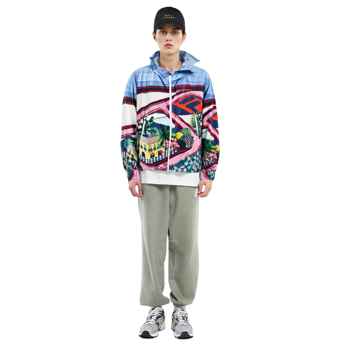 (Women) FILA Hooded Printed Casual Windbreaker Jacket F11W328701F-ZA 圖 4