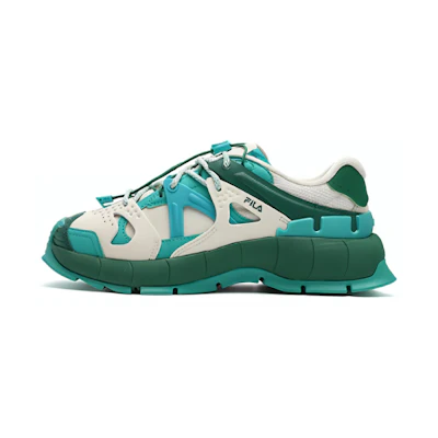 (W) FILA Insetto Athletic Shoes 'White Green'
