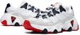 (Women) FILA Jagger low /blue/red 'White' F12W011411FWN
