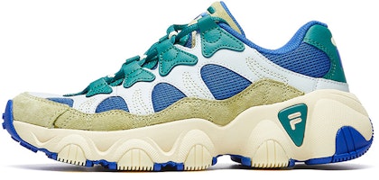 (Women) FILA Jagger Low Running Shoes Blue/White/Green F12W011411FBC (Women) FILA Jagger Low Running Shoes Blue/White/Green F12W011411FBC