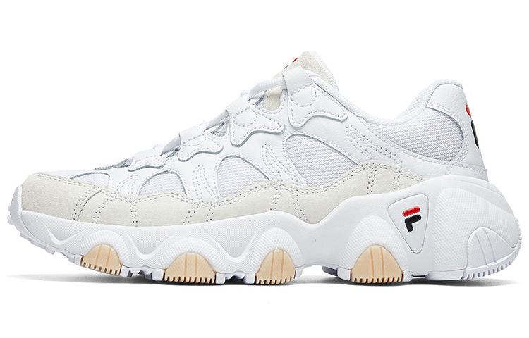 (Women) FILA Jagger low /grey/yellow 'White' F12W011411AWT