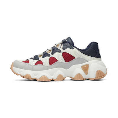 (W) FILA Jagger Low Running Shoes White/Red/Blue