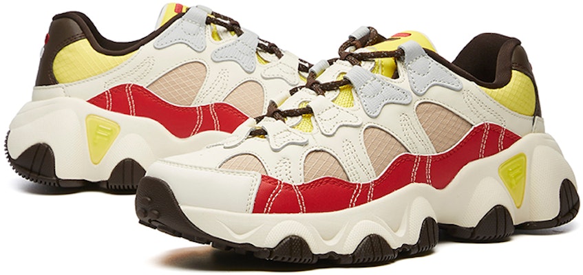 Fila 斐樂 Jagger 低筒運動鞋 女款 白紅黃 Shop Fila 斐樂 Jagger 低筒運動鞋 女款 白紅黃
