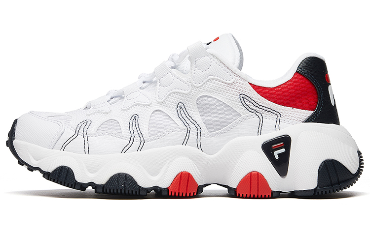 (Women) FILA Jagger Retro 'White Red Navy' F12W021409FWT