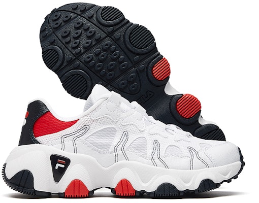 (W) FILA Jagger Retro 'Putih Merah Biru Laut' F12W021409FWT Order (W) FILA Jagger Retro 'Putih Merah Biru Laut' F12W021409FWT