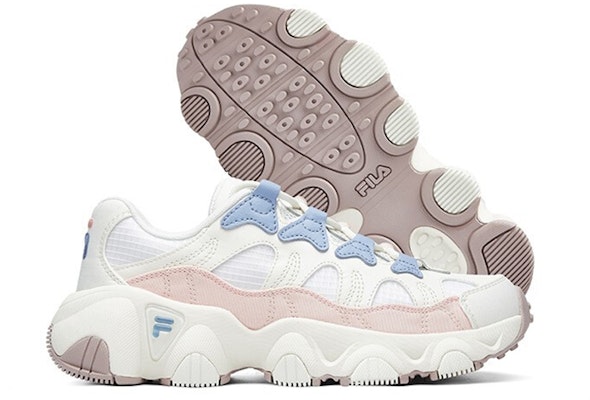 (Women) FILA Jagger Vintage Sneakers White/Pink/Blue F12W031402FSV Details for (Women) FILA Jagger Vintage Sneakers White/Pink/Blue F12W031402FSV
