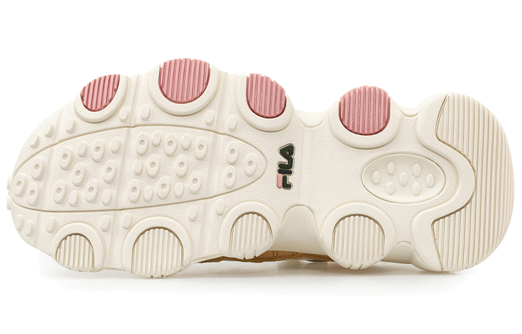(W) FILA Jagger Running Shoes White/Brown/Pink 圖 4