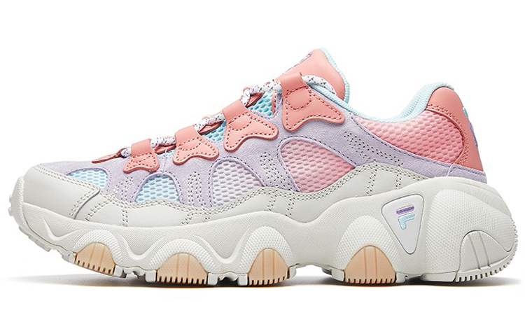 (Women) FILA Jagger Running Shoes White/Purple/Pink T52W011104ALB