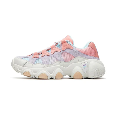 (W) FILA Jagger Running Shoes White/Purple/Pink