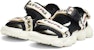 (Women) FILA Jagger Sports Sandals Black/White F12W024505FBW