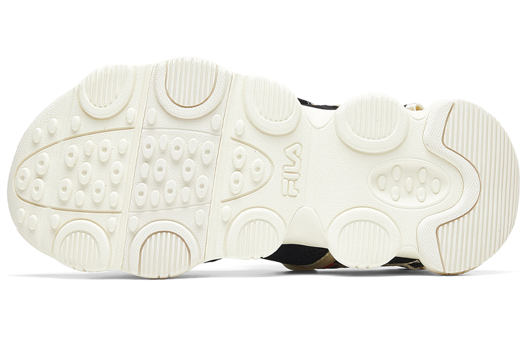Shop (W) FILA Jagger Sports Sandalen Zwart/Wit F12W024505FBW