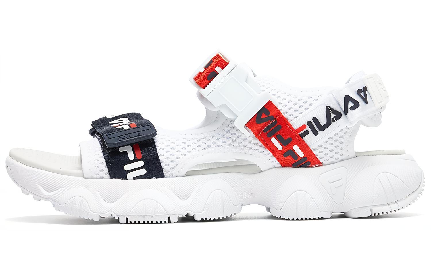 (Women) FILA Jagger Sports sandals White/black/red F12W024505FWR