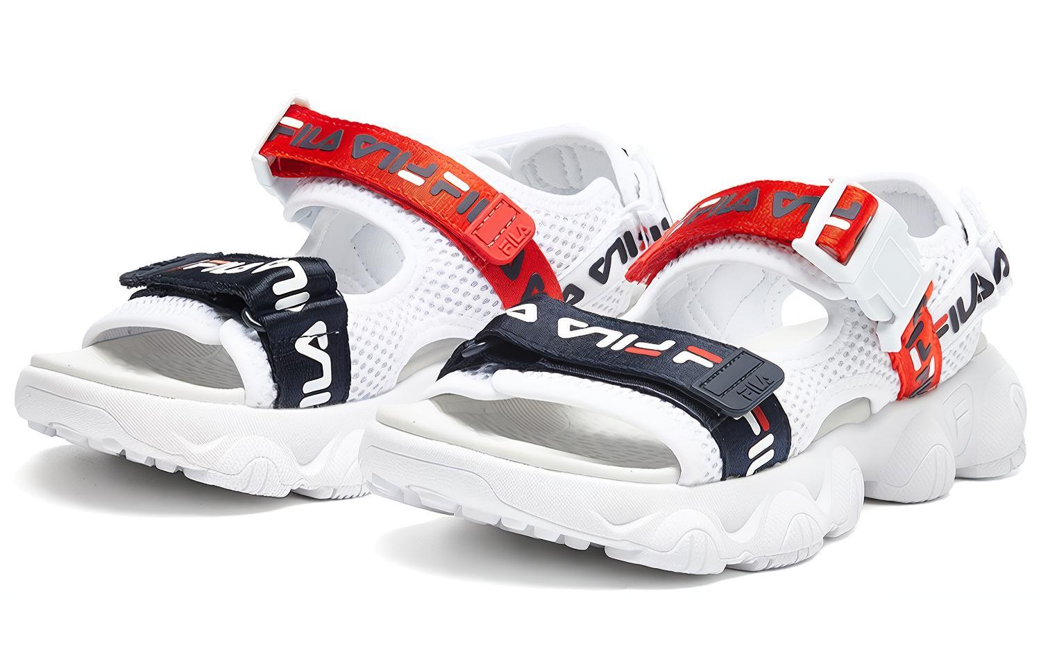 (W) FILA Jagger Sports sandals White/black/red 圖 2