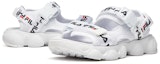 Shop (Women) FILA Jagger Sports sandals White F12W024505FWT