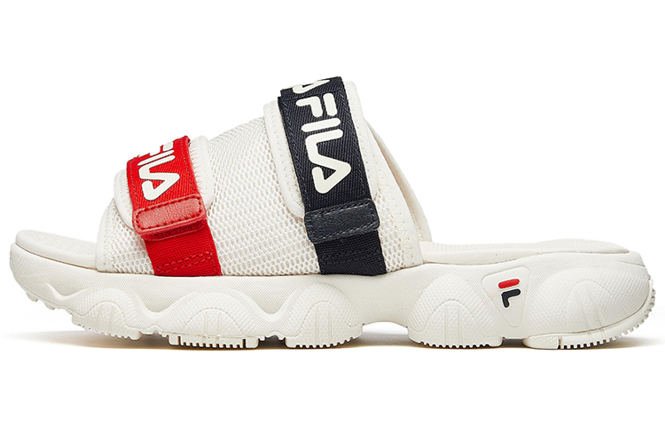 (Women) FILA Jagger Sports Slipper WhiteRed/Black F12W024607FGD