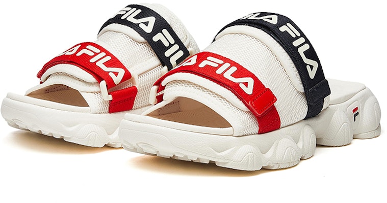 (Women) FILA Jagger Sports Slipper WhiteRed/Black F12W024607FGD Order (Women) FILA Jagger Sports Slipper WhiteRed/Black F12W024607FGD