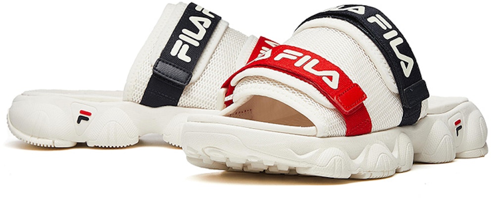 (Women) FILA Jagger Sports Slipper WhiteRed/Black F12W024607FGD Lookbook (Women) FILA Jagger Sports Slipper WhiteRed/Black F12W024607FGD