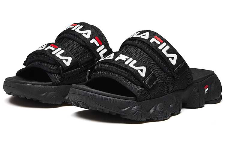 Order (W) FILA 杰格尔运动拖鞋 黑色 F12W024607FBK