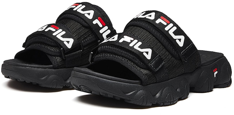 (Women) FILA Jagger Sports Slippers Black F12W024607FBK Order (Women) FILA Jagger Sports Slippers Black F12W024607FBK