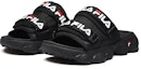 Order (Women) FILA Jagger Sports Slippers Black F12W024607FBK