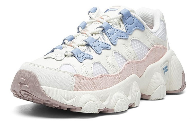 Order (W) FILA Jagger Vintage Sneakers Wit/Roze/Blauw F12W031402FSV
