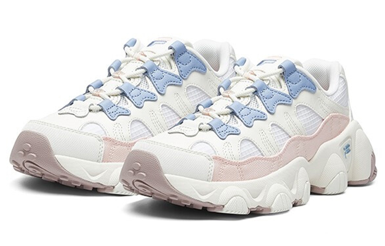 Lookbook (W) FILA Jagger Vintage Sneakers Wit/Roze/Blauw F12W031402FSV