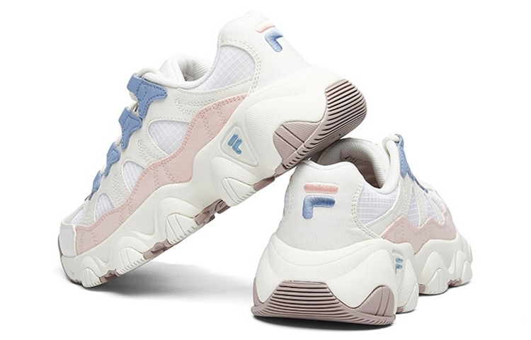 Shop (W) FILA Jagger Vintage Sneakers Wit/Roze/Blauw F12W031402FSV