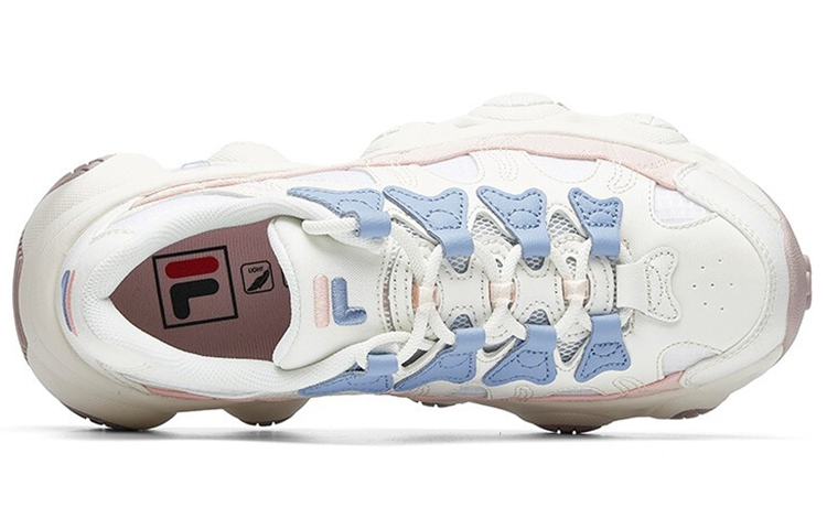 Purchase (W) FILA Jagger Vintage Sneakers Wit/Roze/Blauw F12W031402FSV