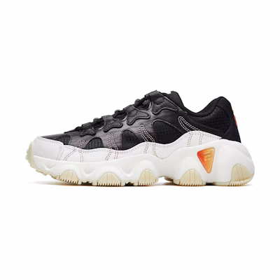 (W) FILA Jagger VNTG Running Shoes Black/White/Yellow