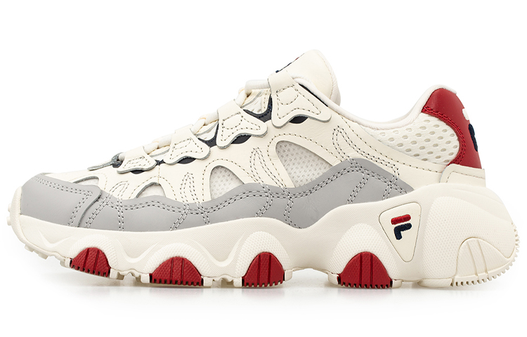 (Women) FILA Jagger VNTG Running Shoes White/Grey/Red T12W031116FSV