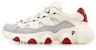 (Women) FILA Jagger VNTG Running Shoes White/Grey/Red T12W031116FSV