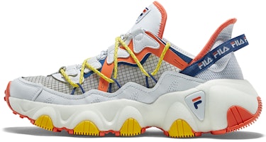 (Women) FILA Jagger VNTG Running Shoes Yellow/White/Orange T12W031105FWN (Women) FILA Jagger VNTG Running Shoes Yellow/White/Orange T12W031105FWN