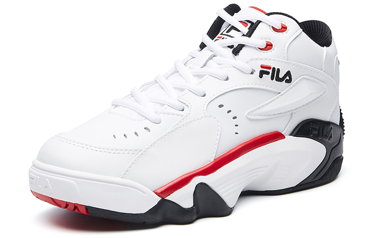 Order (W) FILA Janball Mid Retro Putih/Hitam/Merah F12W041216FWB