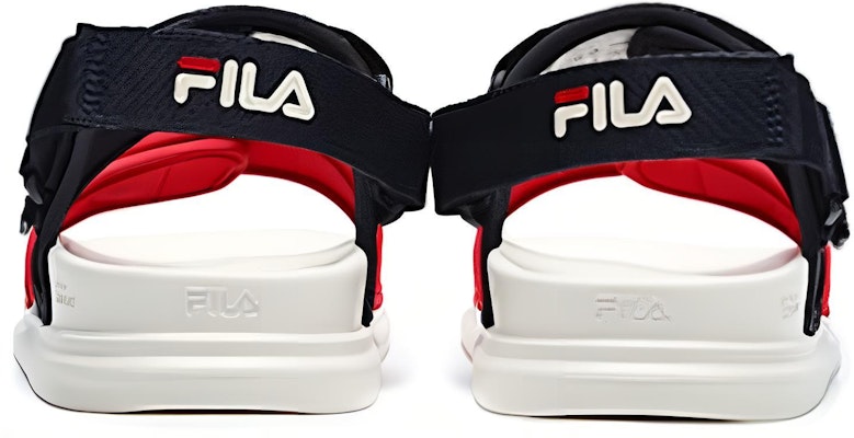 (W) FILA Jaya 复古蓝红色运动鞋 F12W226410FNF Shop (W) FILA Jaya 复古蓝红色运动鞋 F12W226410FNF