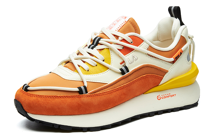 Order 斐乐 FUSION 潮牌 Jogger DX 復古 跑步鞋 女款 橙白