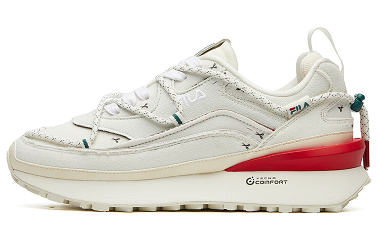 Buy Fila Fusion 斐樂潮牌 Jogger DX XMas 低幫老爹鞋 女款 灰紅綠