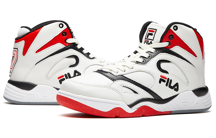 (W) FILA KJ 7 High Top Basketball Shoes Red 圖 4