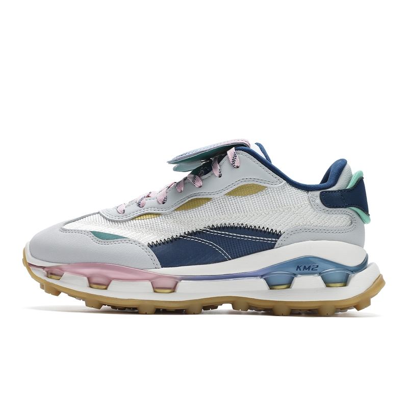 (Women) FILA KM2 PO 'Olympic Milk White/Moonrock Grey' F12W433109FGL