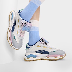 (W) 斐乐KM2 PO 奥运奶白/月岩灰 F12W433109FGL Cheap (W) 斐乐KM2 PO 奥运奶白/月岩灰 F12W433109FGL