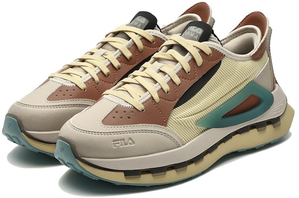 (W) FILA KMシューズ (ブラウンベージュ) F12W333103FST Order (W) FILA KMシューズ (ブラウンベージュ) F12W333103FST