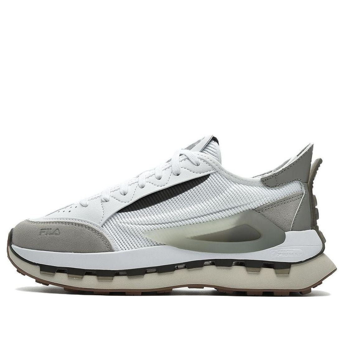 (Women) FILA KM Shoes 'White Grey Black' F12W333103FWD