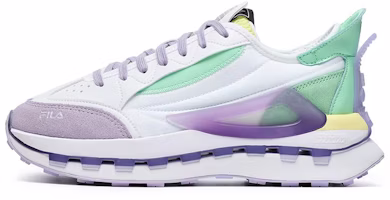 (Women) FILA KM Shoes 'White Purple Aqua' F12W233113FWP (Women) FILA KM Shoes 'White Purple Aqua' F12W233113FWP