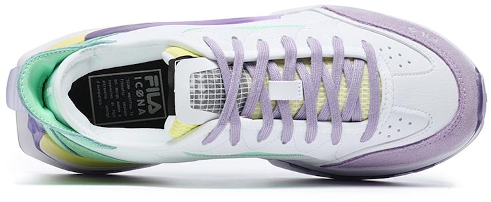 (W) FILA KM 鞋款 '白紫青' F12W233113FWP Lookbook (W) FILA KM 鞋款 '白紫青' F12W233113FWP