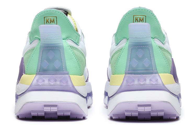 Shop (W) FILA KM 鞋款 '白紫青' F12W233113FWP