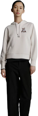 (W) FILA 刺繡連帽衫 - 貓咪圖案與字母設計 (淺米色) F11W348209F-IV Purchase (W) FILA 刺繡連帽衫 - 貓咪圖案與字母設計 (淺米色) F11W348209F-IV