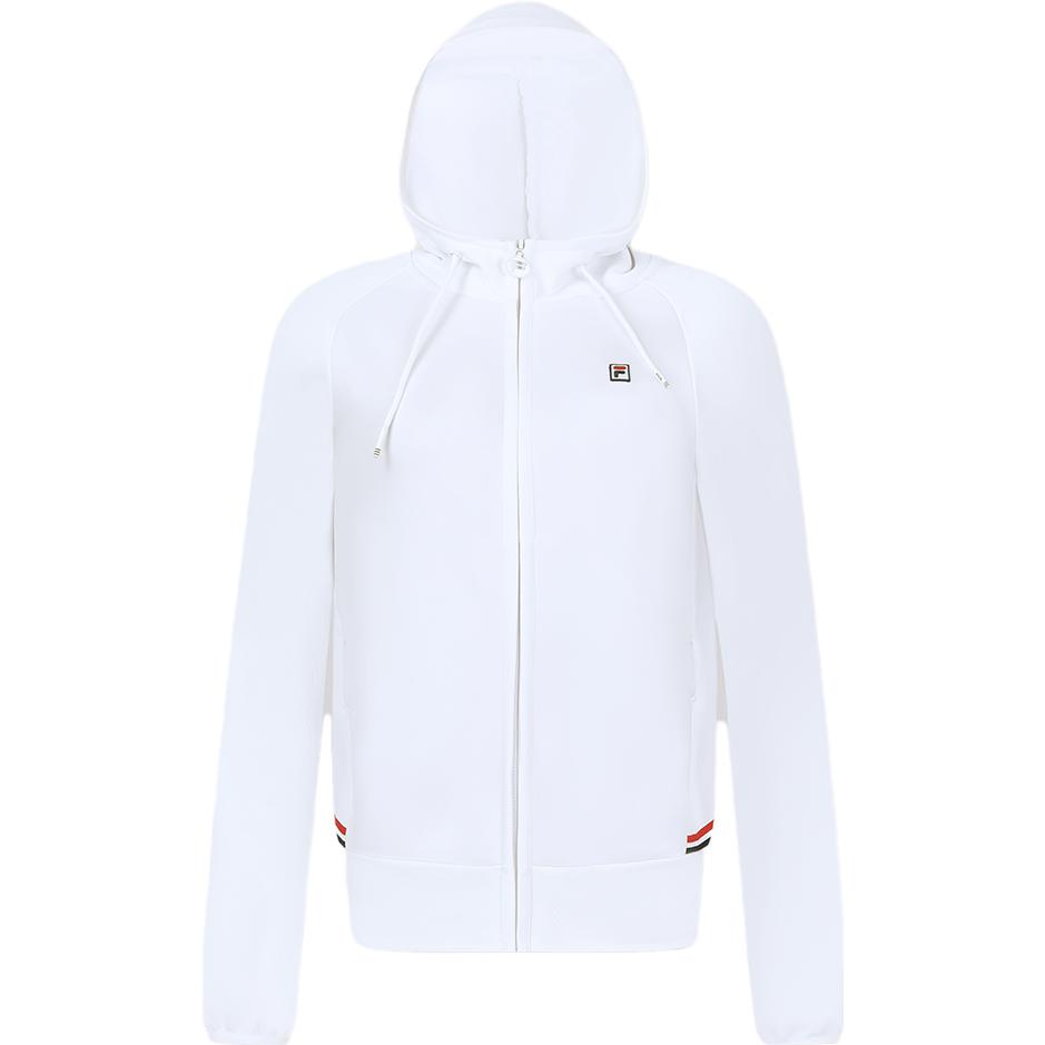 (Women) FILA Knitted Casual Hoodie Jacket White A11W313502F-WT 圖 3
