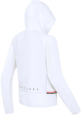 (W) FILA 白色针织休闲连帽夹克 A11W313502F-WT Shop (W) FILA 白色针织休闲连帽夹克 A11W313502F-WT